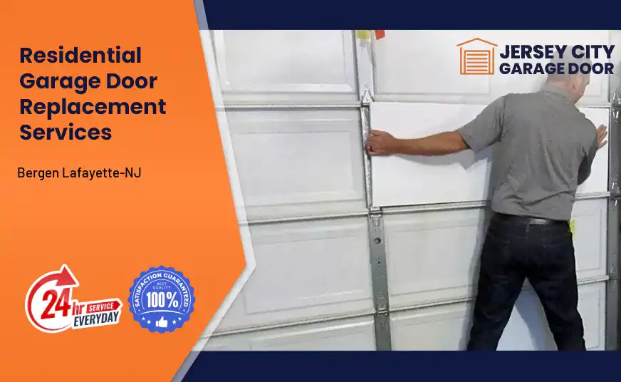 Residential Garage Door Replacement Services Bergen Lafayette-NJ 