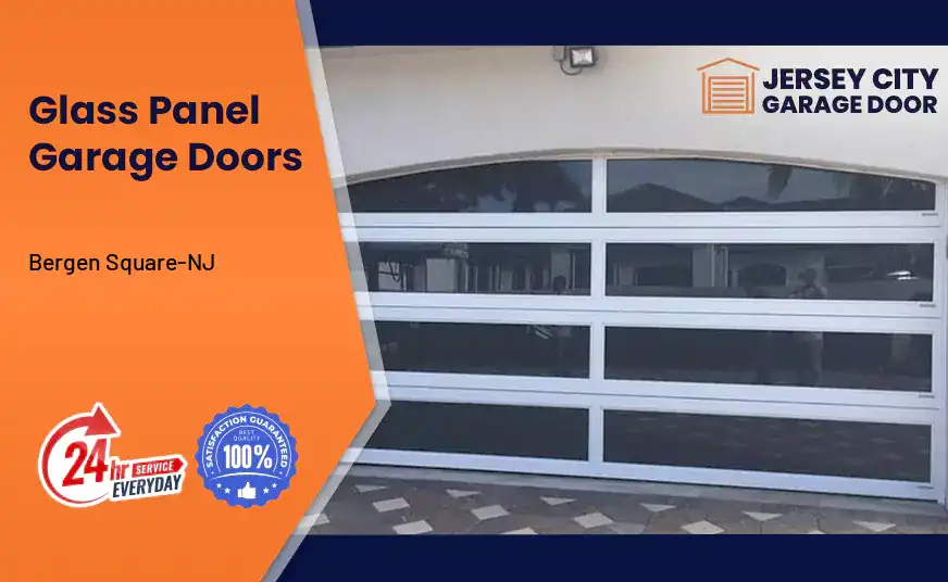 Glass Panel Garage Doors Bergen Square-NJ 