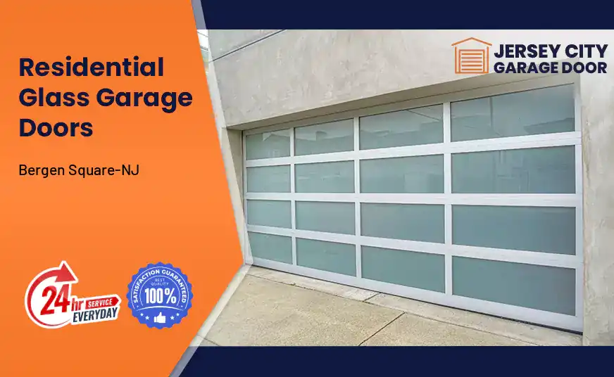 Residential Glass Garage Doors Bergen Square-NJ 