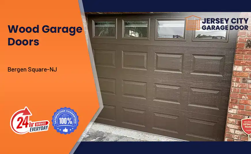 Wood Garage Doors Bergen Square-NJ 