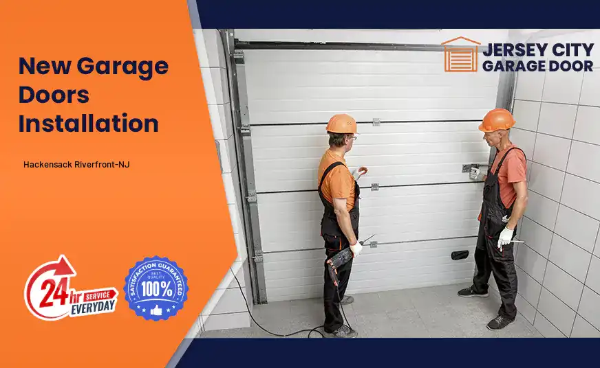 New Garage Doors Installation Hackensack Riverfront-NJ 