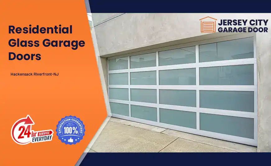 Residential Glass Garage Doors Hackensack Riverfront-NJ 