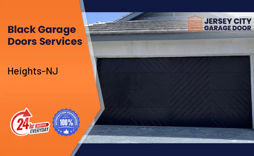 Black Garage Doors Heights-NJ 