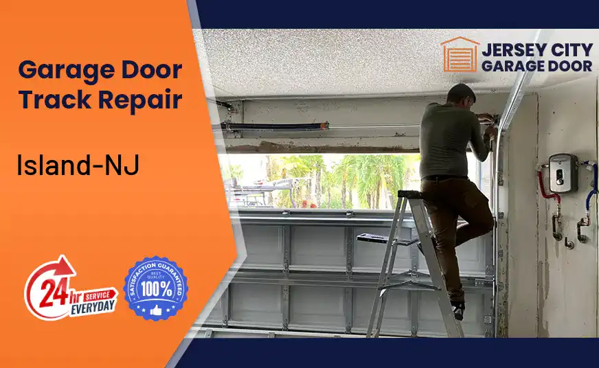 Garage Door Track Repair Island-NJ 