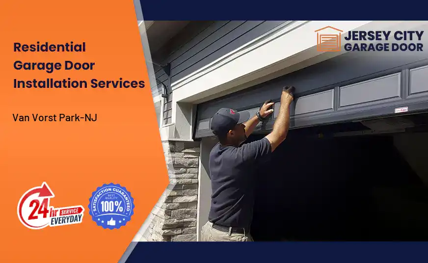 Residential Garage Door Installation Services Van Vorst Park-NJ 