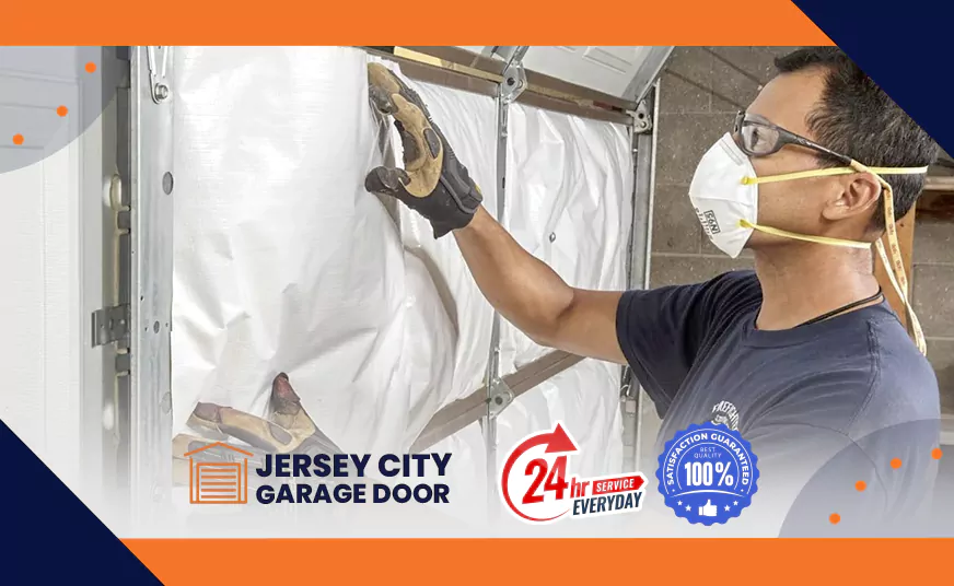 Fiberglass Garage Door Insulation Installation in Hoboken, NJ