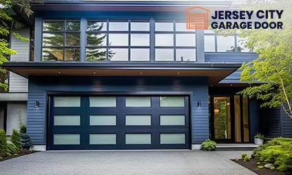 Residential Glass Garage Doors in Historic Downtown, NJ